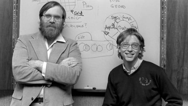 Paul Allen e Bill Gates em 1981