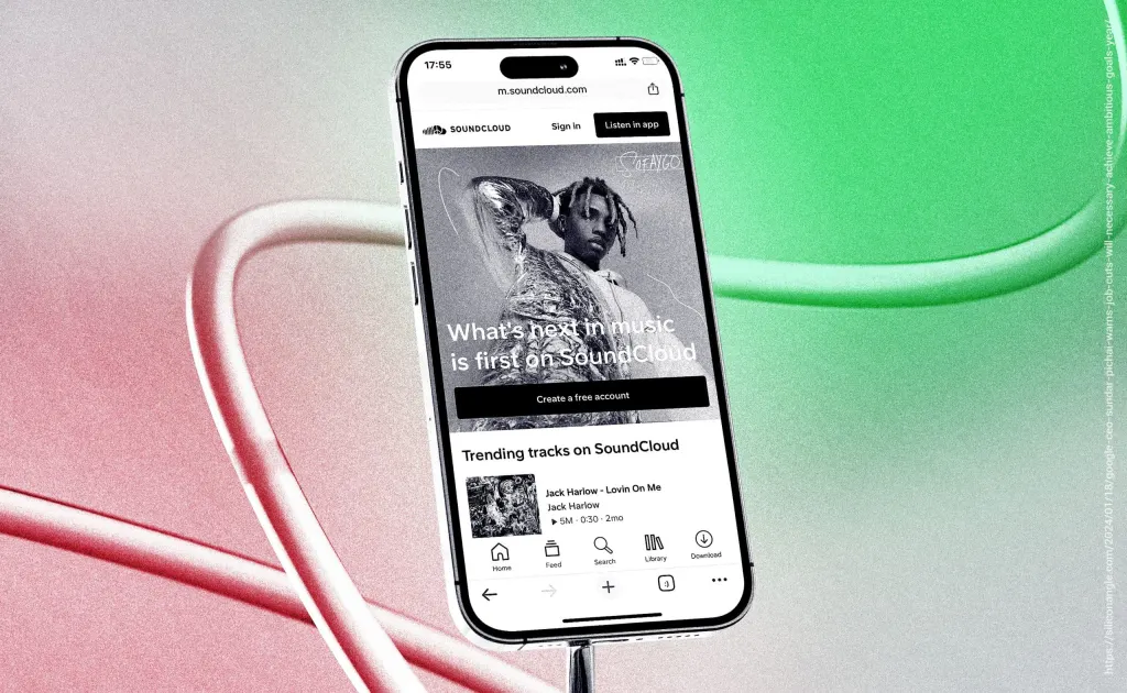 SoundCloud, plataforma musical, colocada à venda