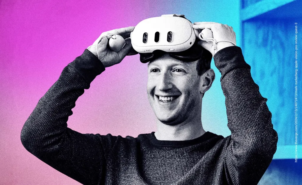 Mark Zuckerberg acha seus óculos de realidade virtual melhores que da Apple