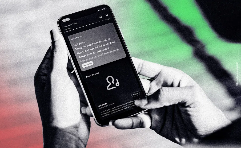 Spotify inicia limitação no acesso às letras musicais para contas gratuitas
