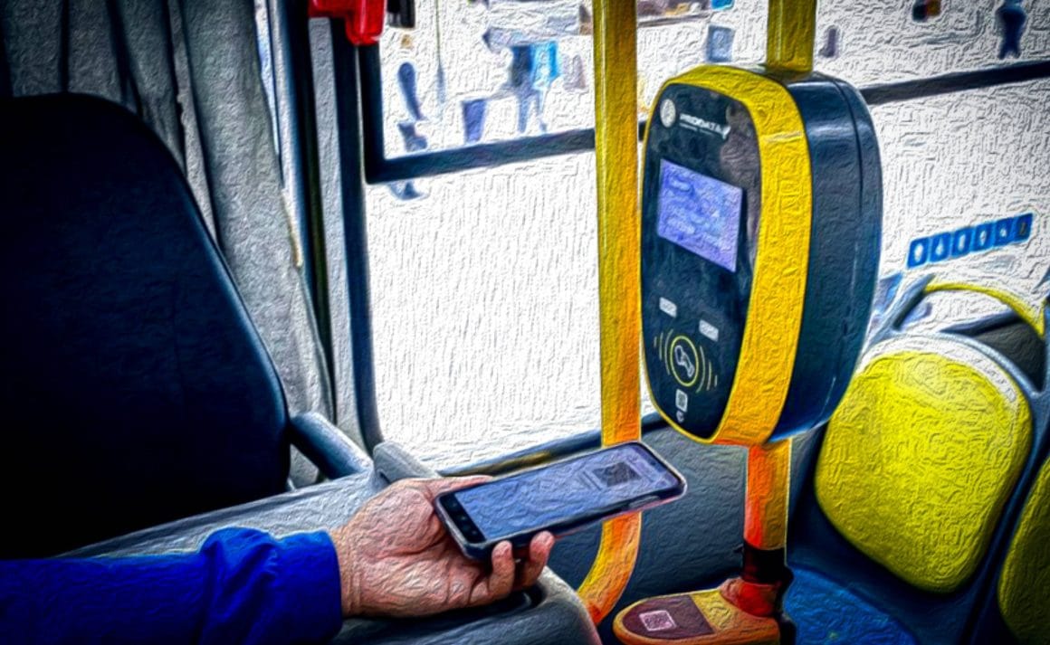 Pagamento de transporte público por aproximação