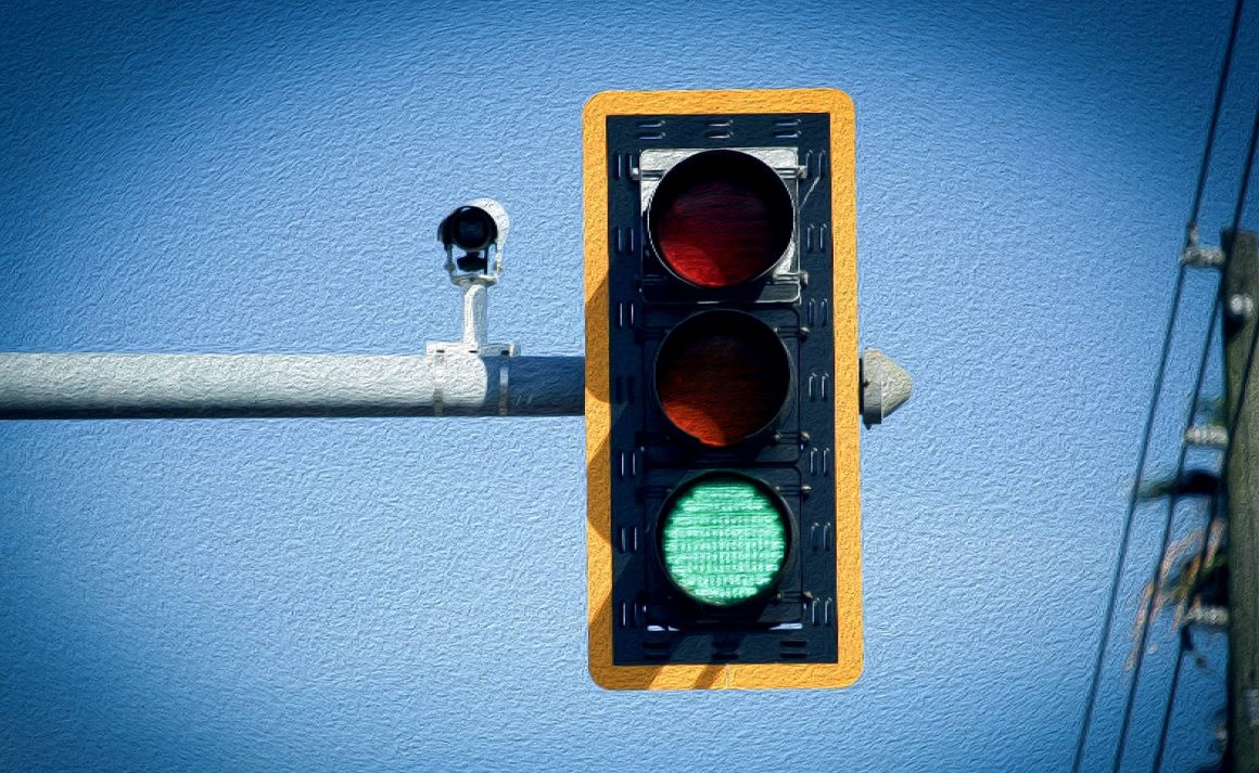 Semáforo na estrada
