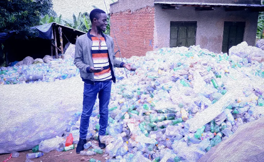 Aplicação transforma lixo em dinheiro no Uganda