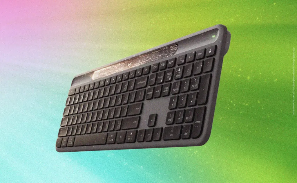 Logitech lança teclado recarregável com qualquer tipo de luz