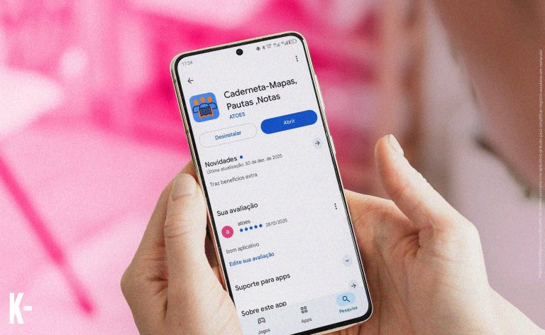 docente cria caderneta inteligente